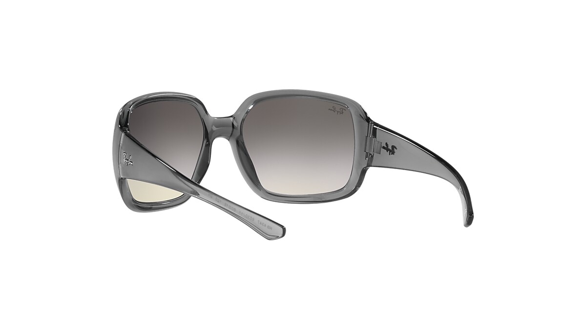 RB4347 Sunglasses in Transparent Light Grey and Dark Grey RB4347