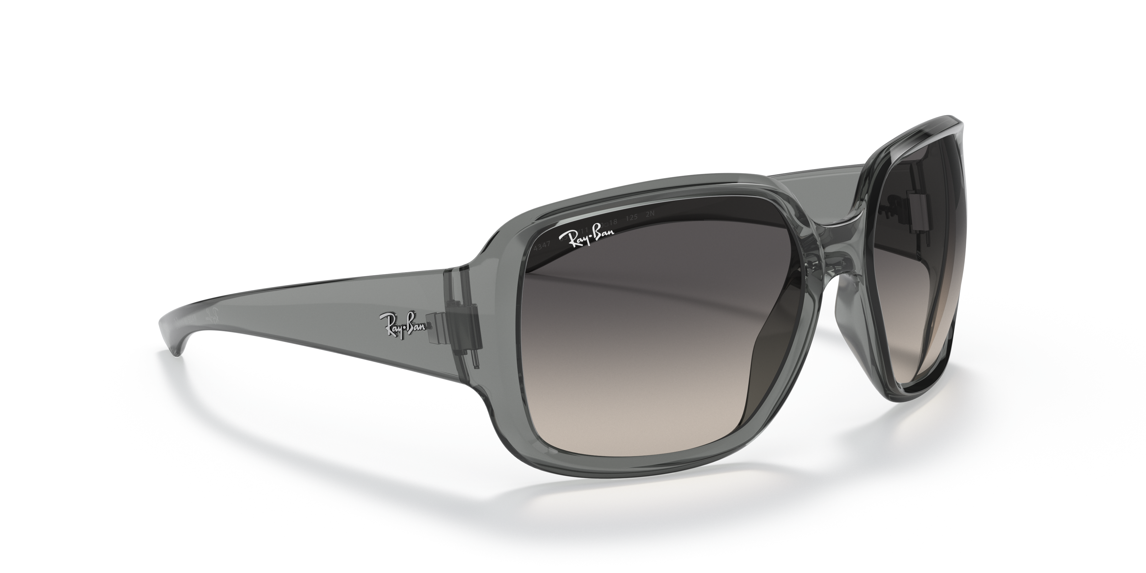 Rb4347 Sunglasses in Transparent Grey and Dark Grey | Ray-Ban®