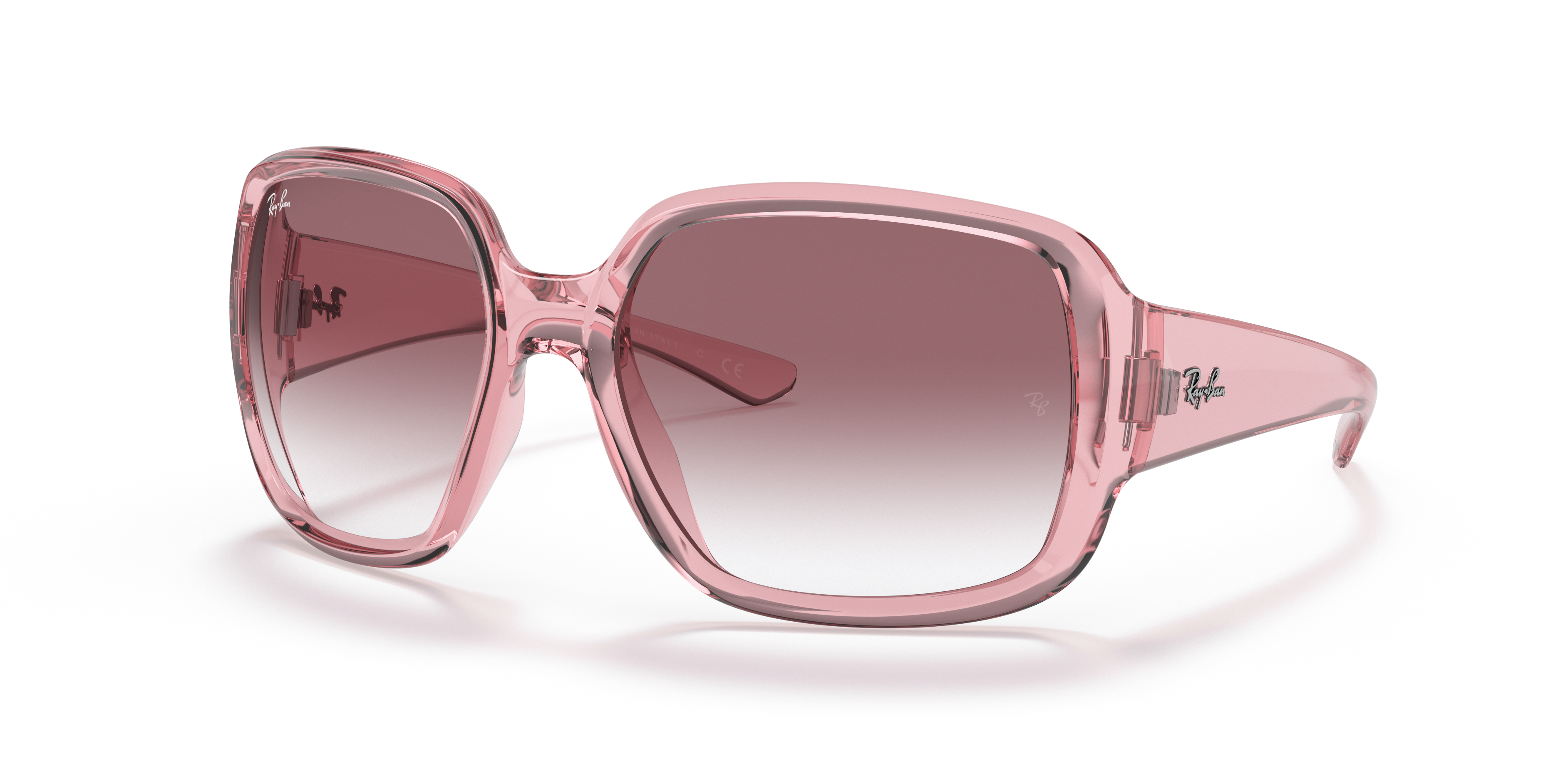 ray ban transparent pink