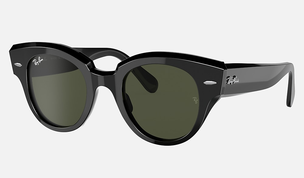 ROUNDABOUT Sunglasses in Black and G-15 Green - RB2192F  display picture 3