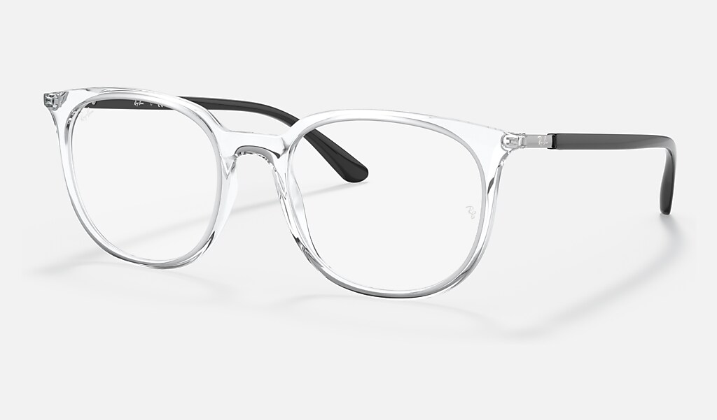 het beleid weggooien Elastisch Rb7190 Optics Eyeglasses with Transparent Frame | Ray-Ban®