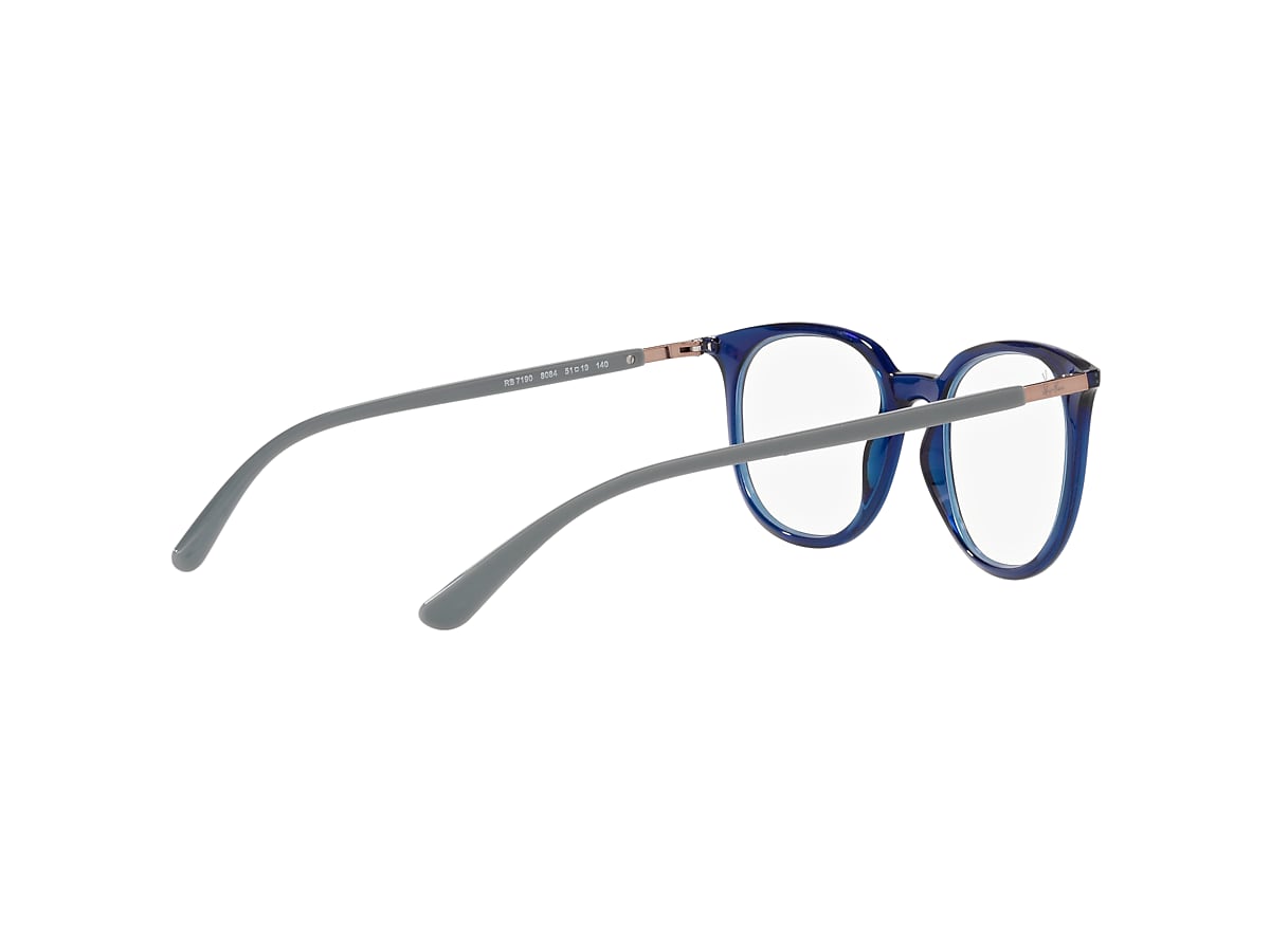 RB7190 OPTICS Eyeglasses with Transparent Blue Frame - RB7190