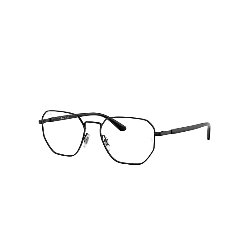 Ray-Ban Rb6471 Optics Eyeglasses Sand Black Frame Clear Lenses 52-17
