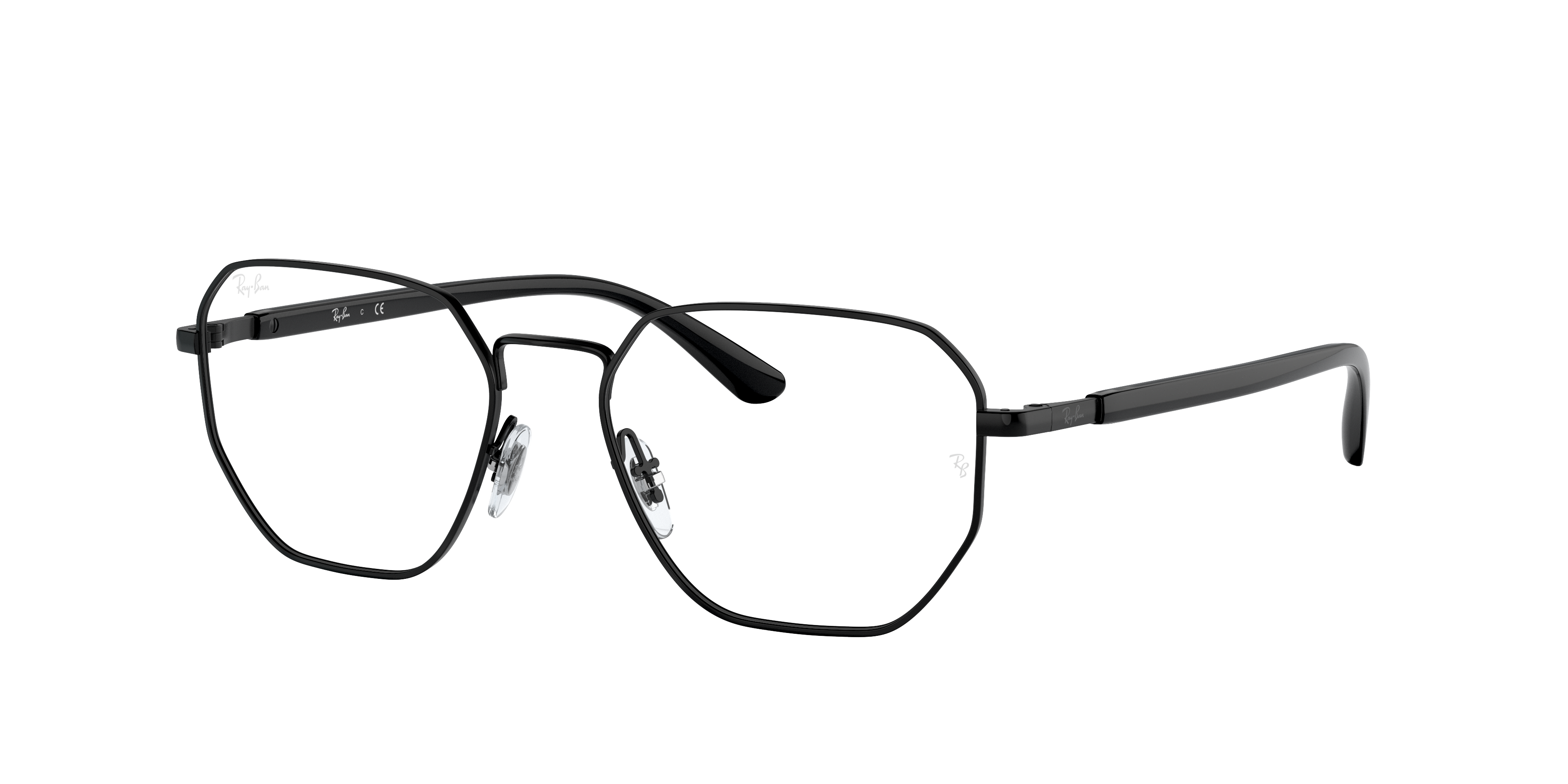 Ray Ban Rb6471 Eyeglasses Sand Black Frame Clear Lenses 52-17