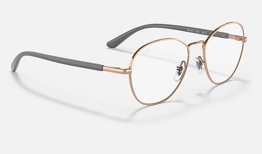 Rb6470 Optics Eyeglasses with Gold Frame | Ray-Ban®