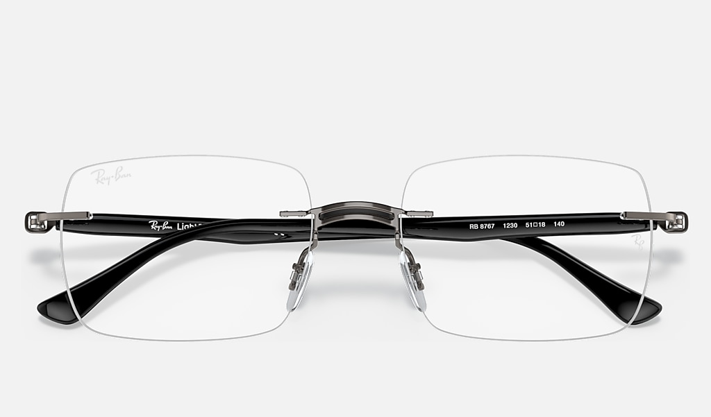 Rb8767 Optics Eyeglasses with Black On Gunmetal Frame | Ray-Ban®