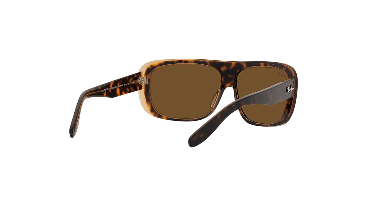 BLAIR Sunglasses in Havana On Transparent Brown and Brown - RB2196