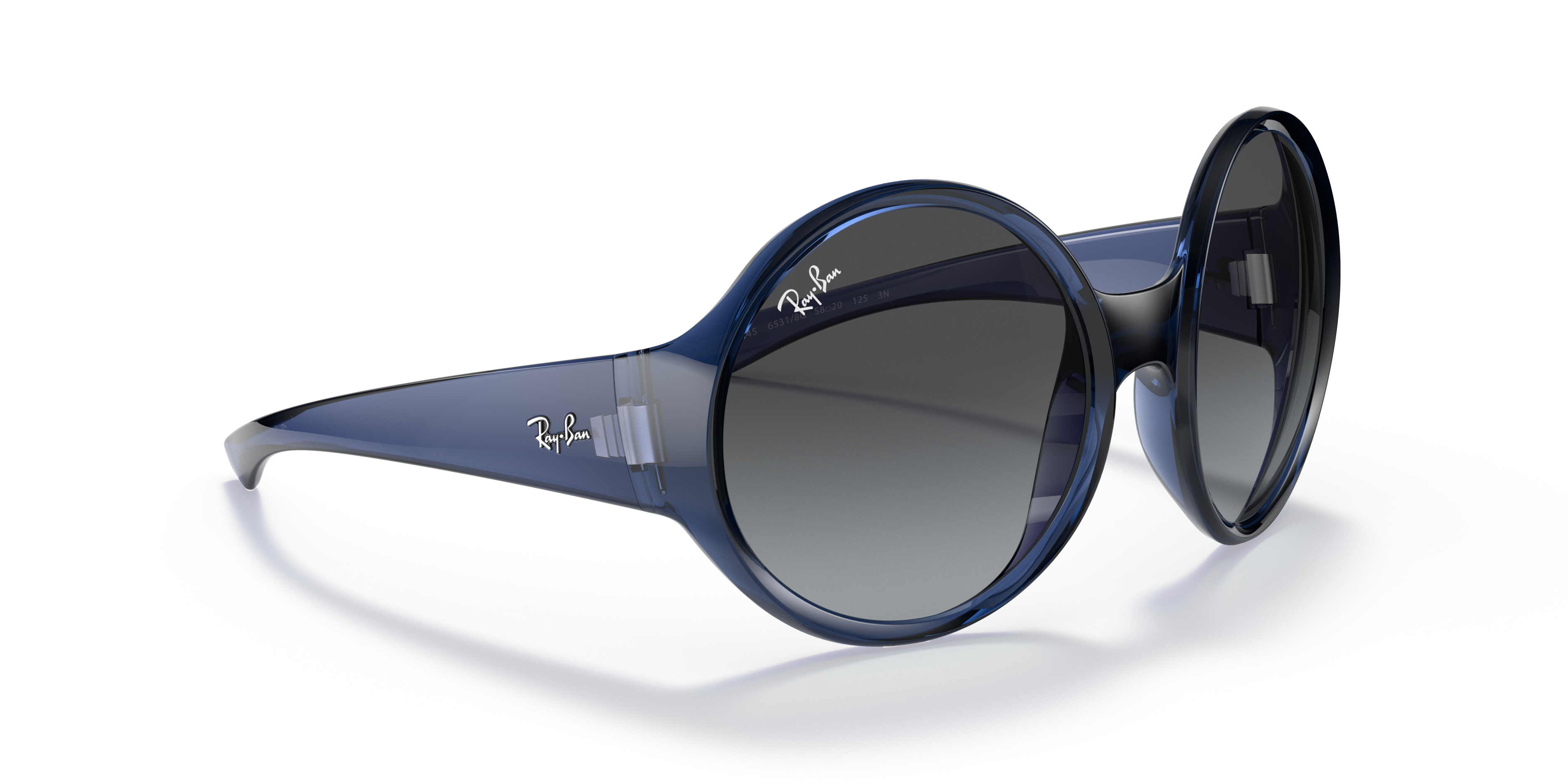 ray ban transparent blue