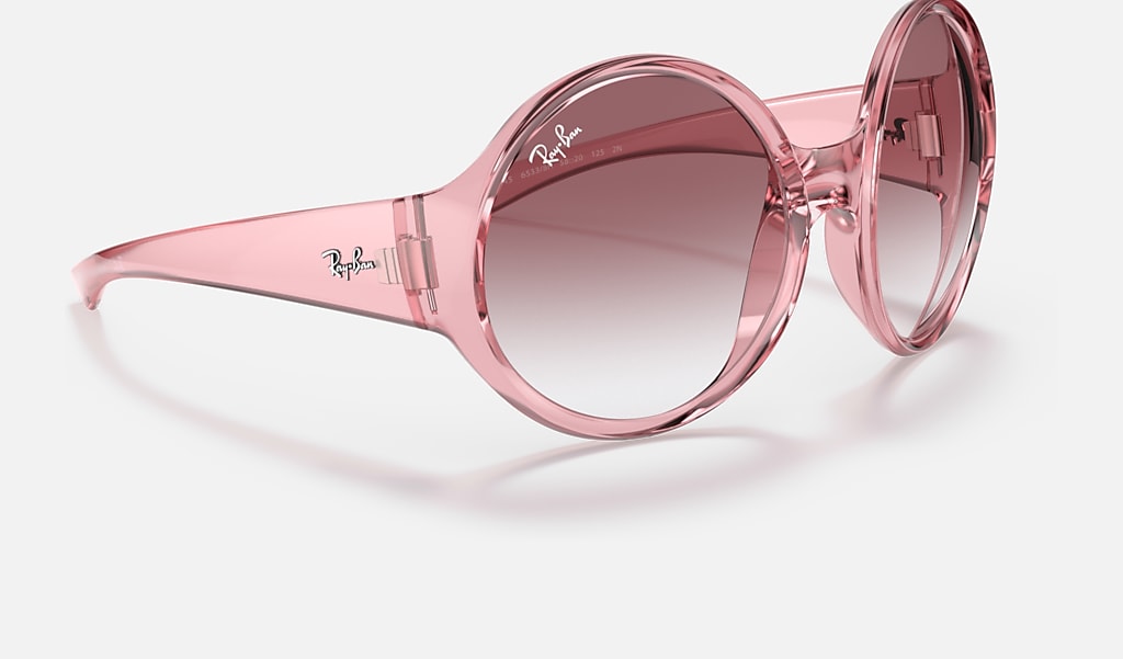 Rb4345 Sunglasses in Transparent Pink and Pink | Ray-Ban®