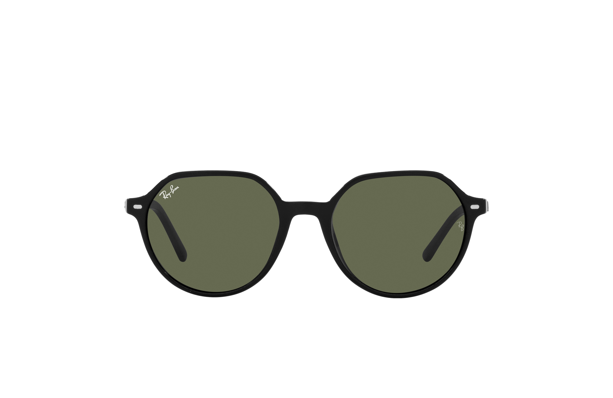 黑色搭綠色的低鼻樑版塔莉亞太陽眼鏡| Ray-Ban® 雷朋
