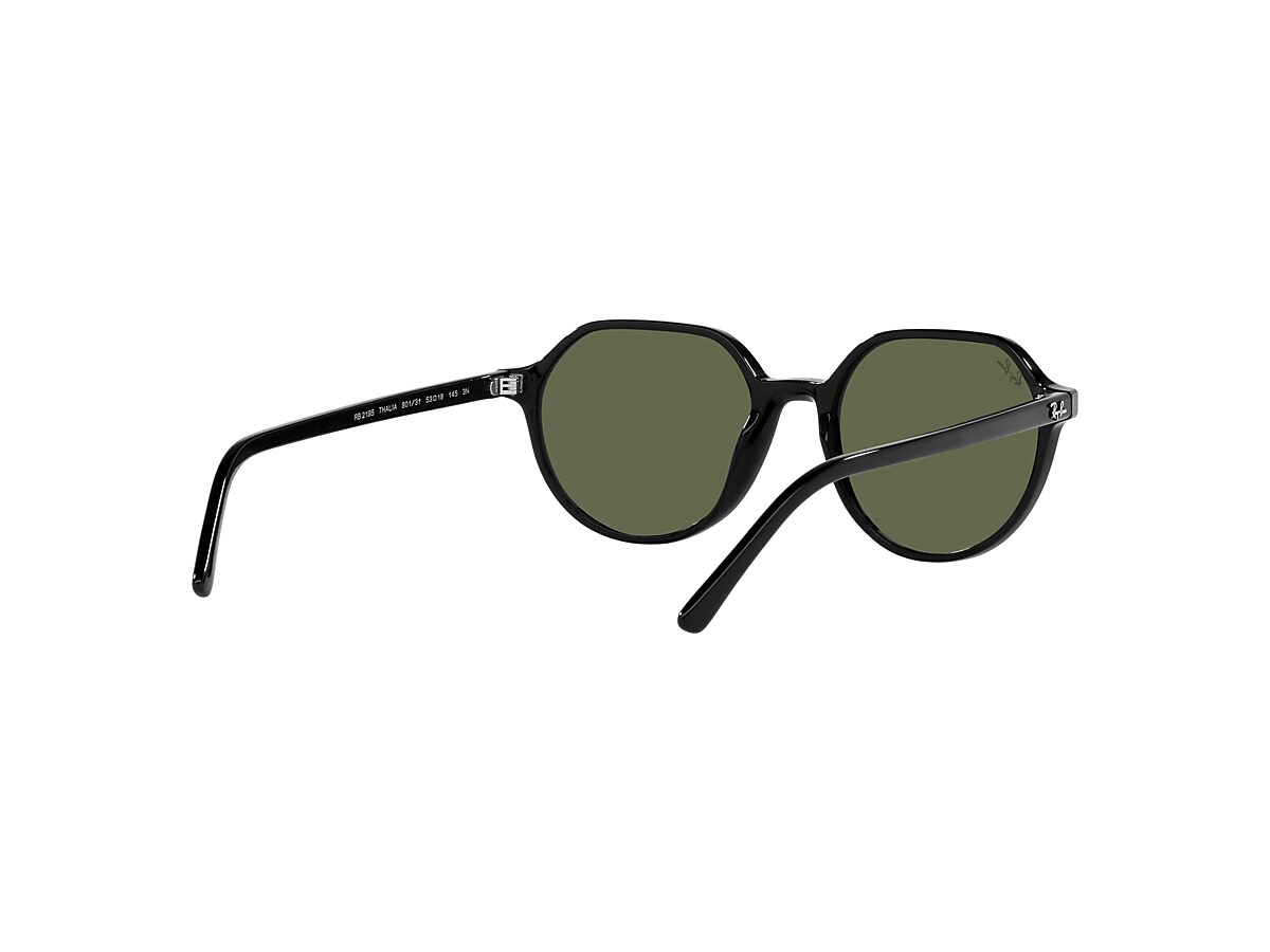 THALIA Sunglasses in Black and G-15 Green - RB2195F | Ray