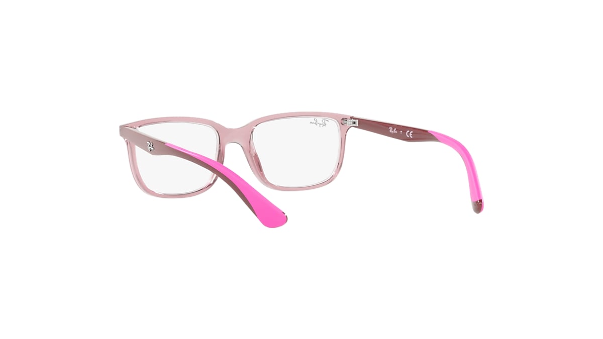 RB1605 OPTICS KIDS Eyeglasses with Transparent Pink Frame