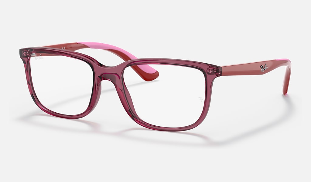 Rb1605 Optics Kids Eyeglasses with Transparent Pink Frame | Ray-Ban®