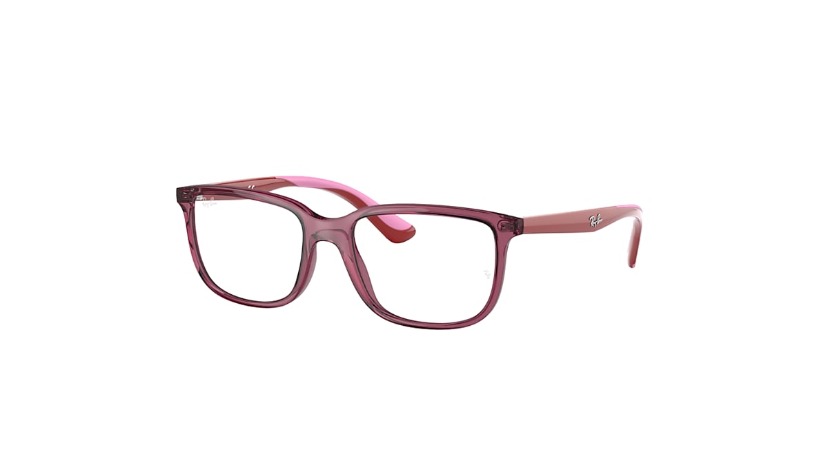 RB1605 OPTICS KIDS Eyeglasses with Transparent Pink Frame