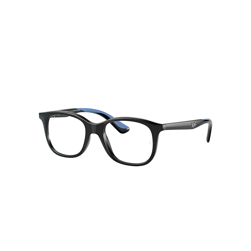 Ray-Ban Junior Rb1604 Optics Kids Eyeglasses Black Frame Clear Lenses Polarized 44-16