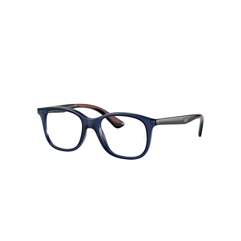 Ray-Ban Junior Rb1604 Optics Kids Eyeglasses Black Frame Clear Lenses Polarized 46-16