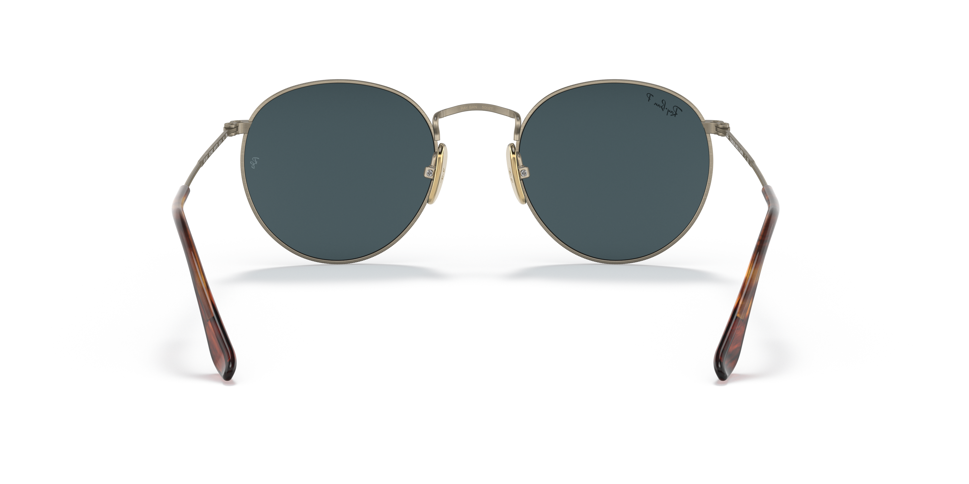 ray ban titanium round