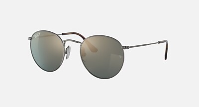 ROUND TITANIUM Sunglasses in Gold and Blue/Gold - RB8247 | Ray-Ban®