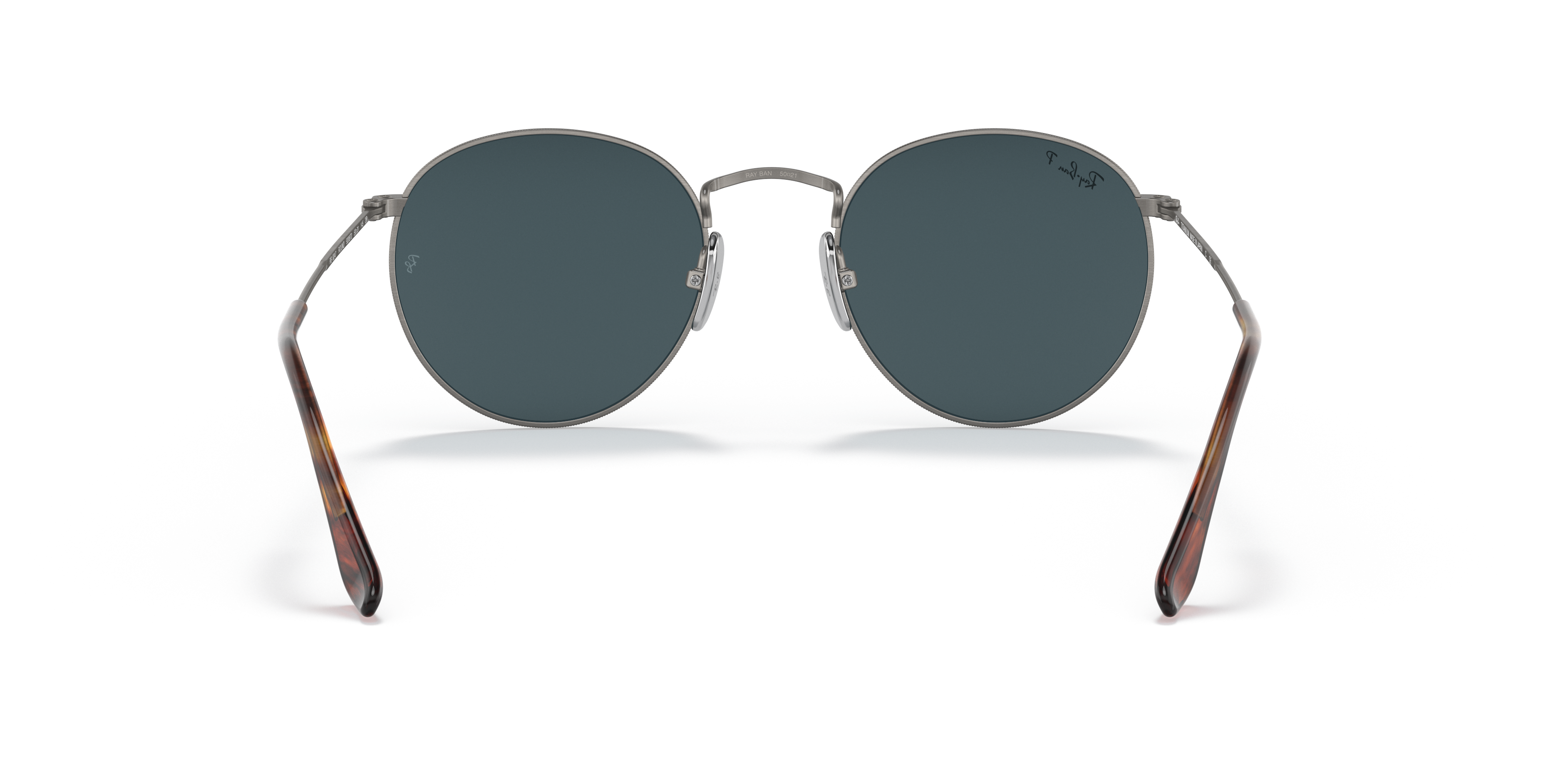 round titanium ray ban