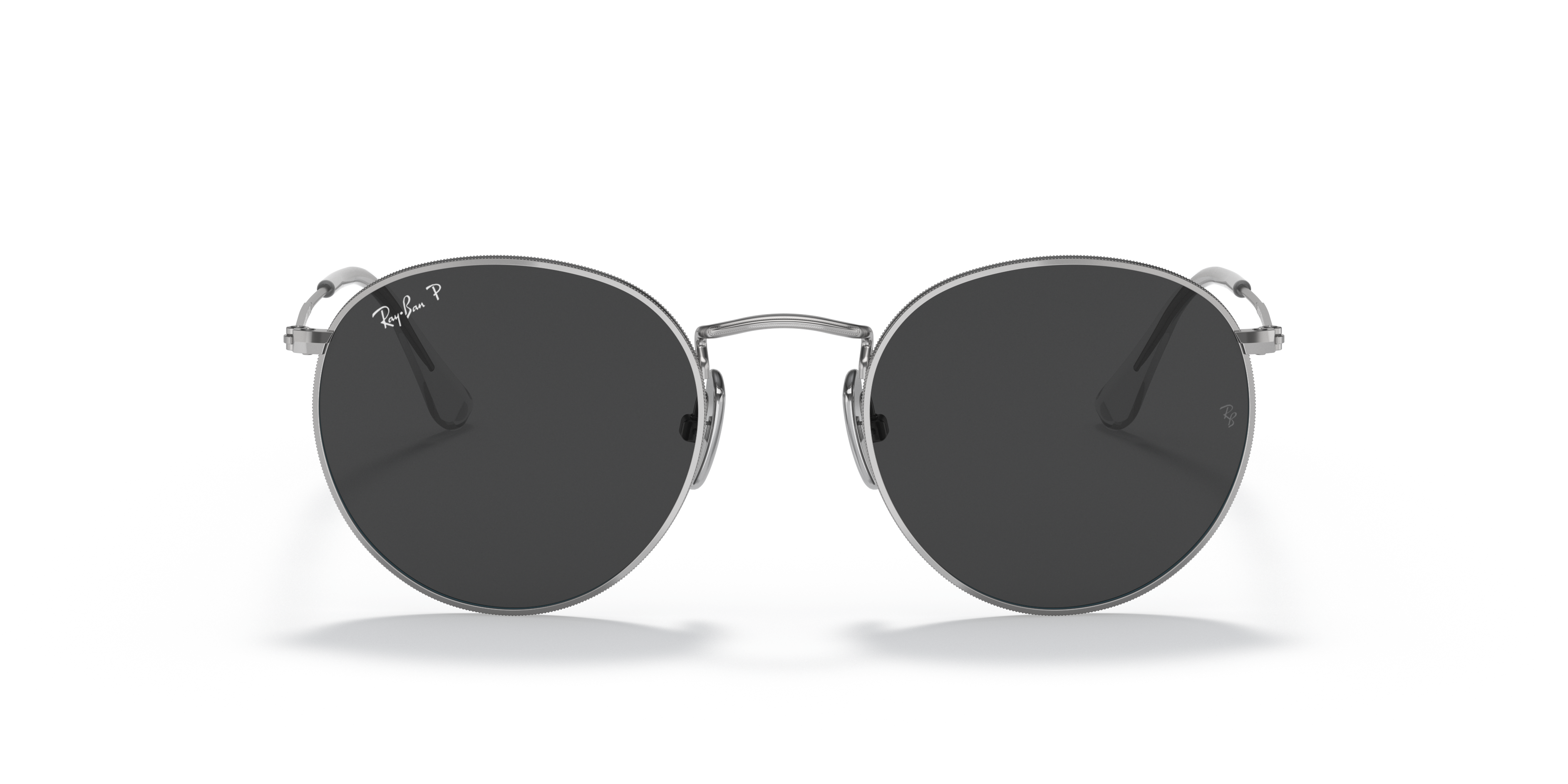 ray ban silver round glasses