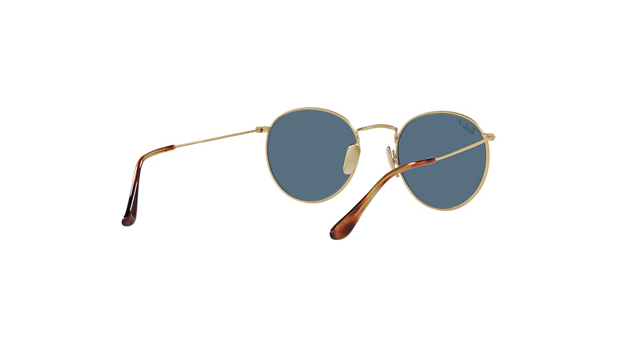 ROUND TITANIUM Sunglasses in Gold and Blue - RB8247 - Ray-Ban