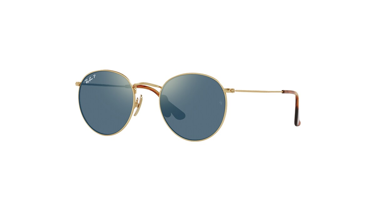 レイバン公式ストア】 Ray-Ban® ROUND TITANIUM サングラス | ゴールド