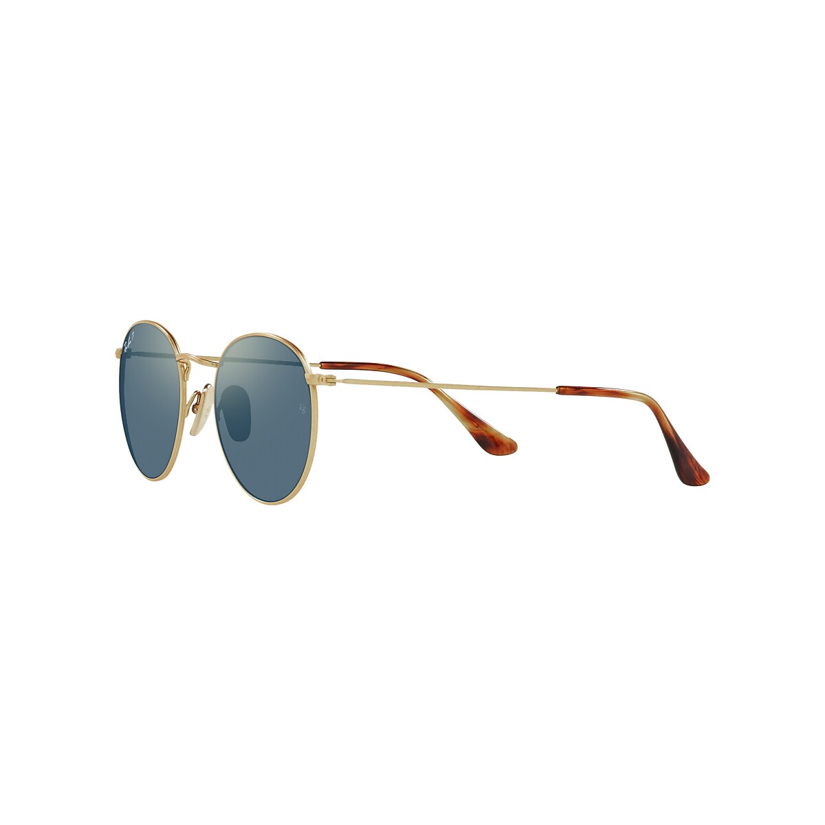 ROUND TITANIUM Sunglasses in Gold and Blue Gold RB8247 Ray Ban US