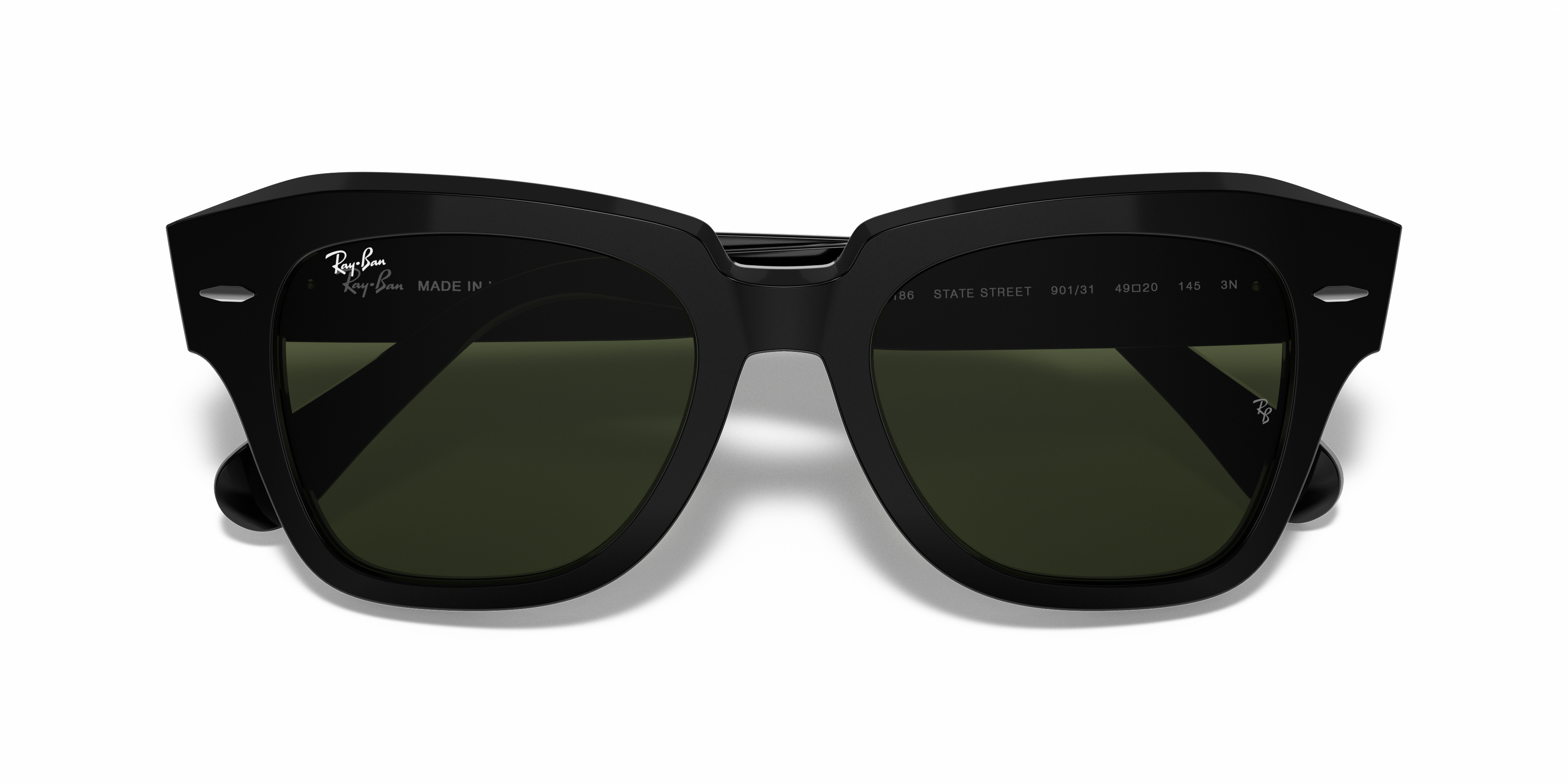 rayban state street black