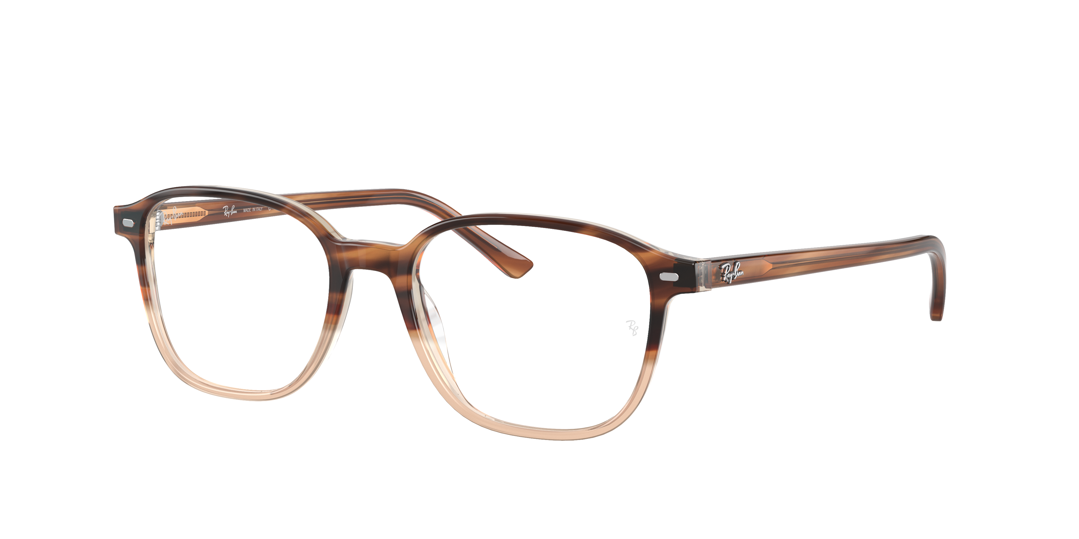 Leonard Optics Eyeglasses with Tartaruga Claro Frame | Ray-Ban®