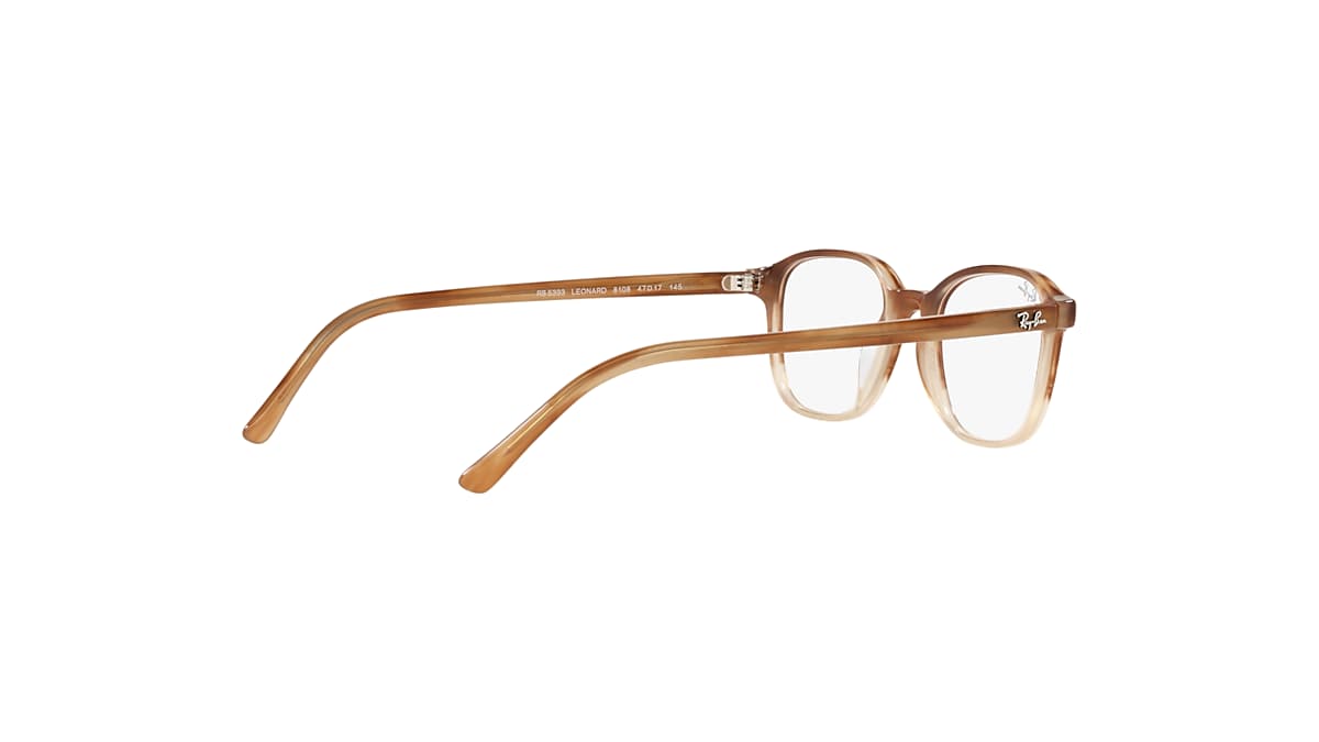 Leonard Optics Eyeglasses with Light Tortoise Frame | Ray-Ban®