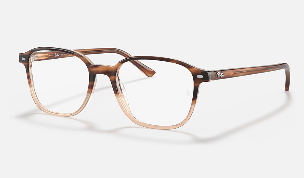 Leonard Optics Eyeglasses with Light Tortoise Frame | Ray-Ban®