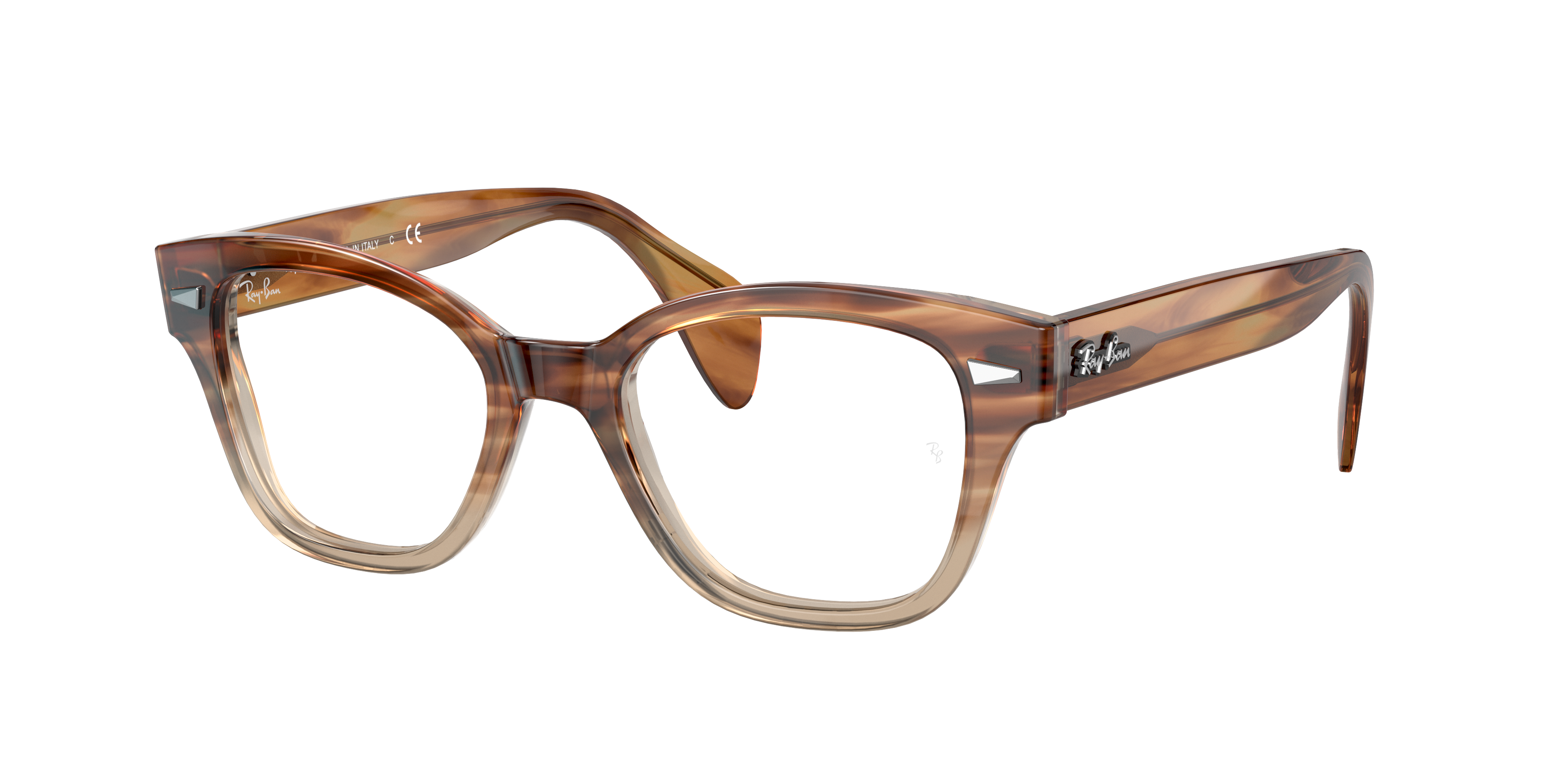 Ray Ban 880 Eyeglasses Tortoise Frame Clear Lenses 49-19