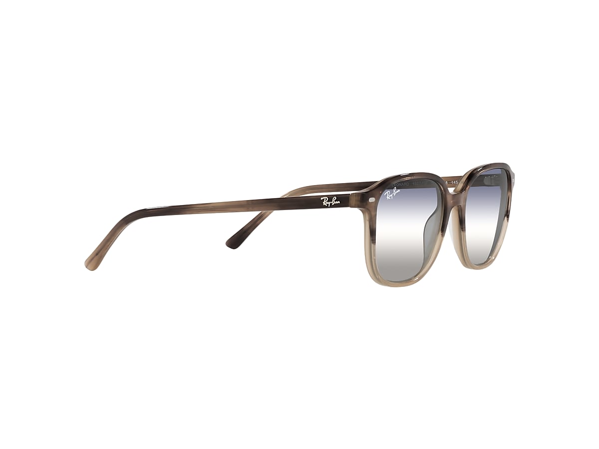 LEONARD BI-GRADIENT Sunglasses in Brown Havana and Blue - RB2193