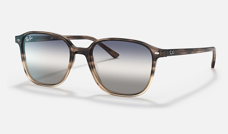 LEONARD BI-GRADIENT Sunglasses in Brown Havana and Blue/Grey