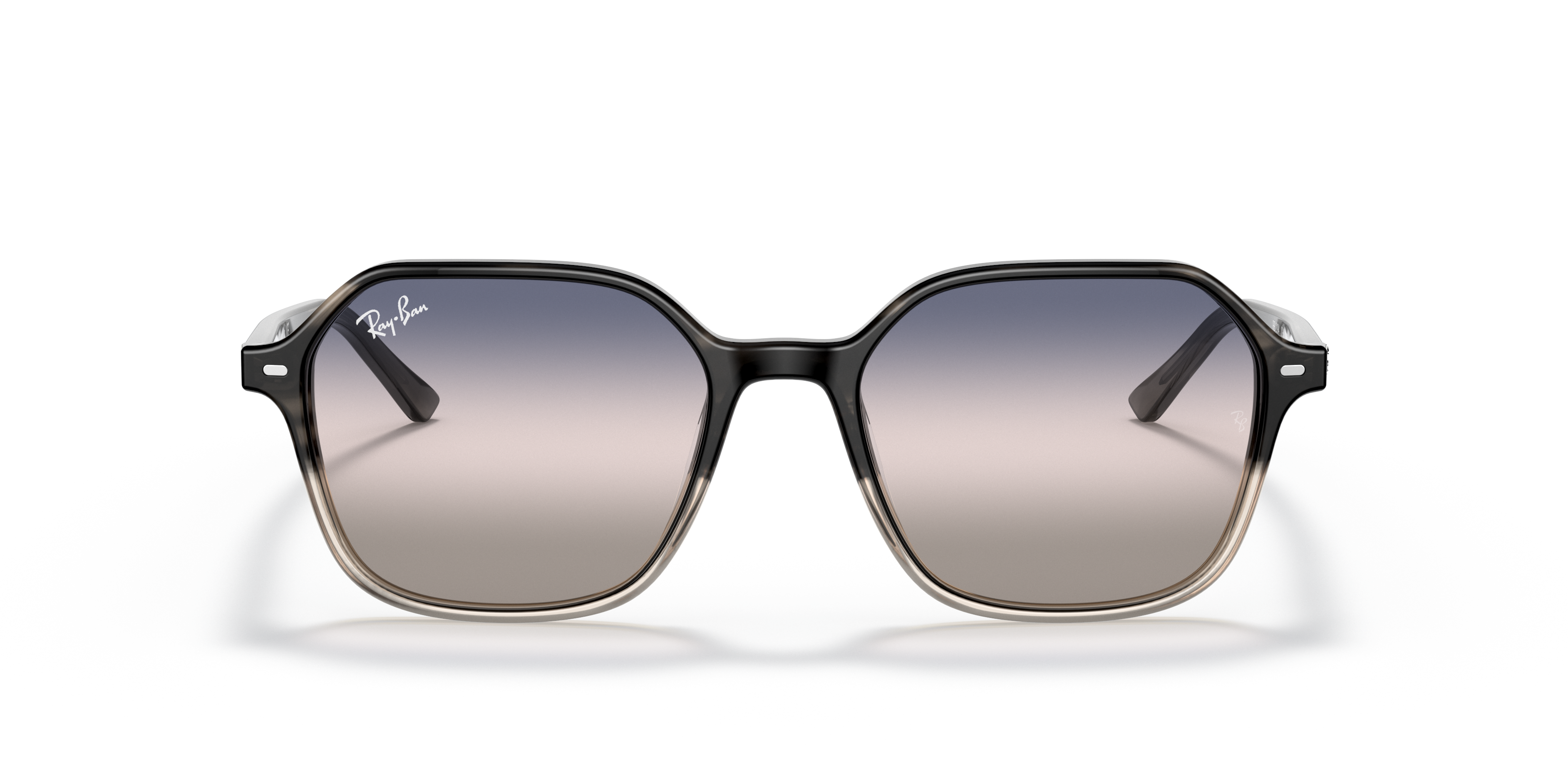 Ray-Ban John Bi-gradient RB2194 Grå havanna - Acetat - Pink/Blue linser -  0RB2194 51 1326GE | Ray-Ban® Sverige