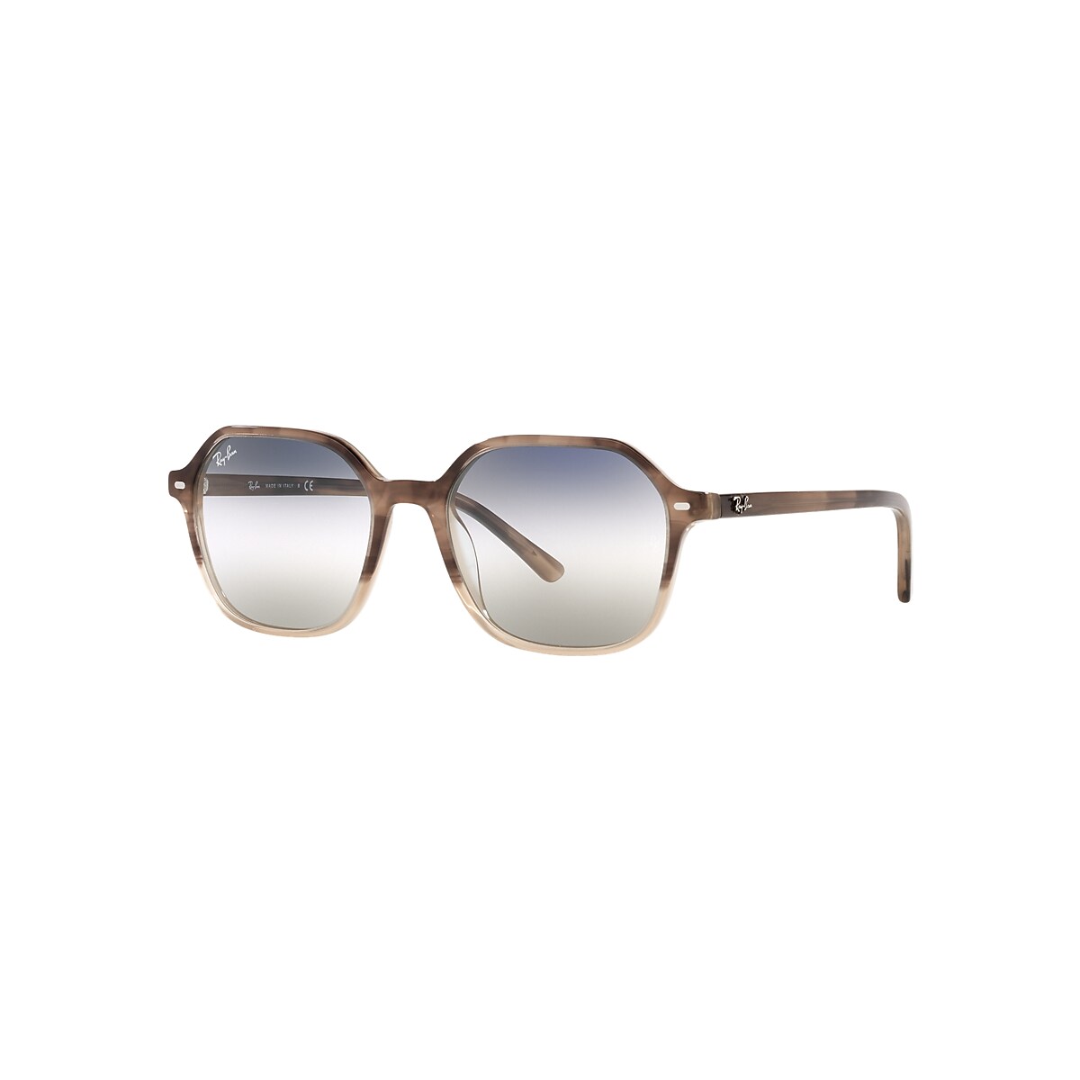 JOHN BI-GRADIENT Sunglasses in Brown Havana and Blue - RB2194