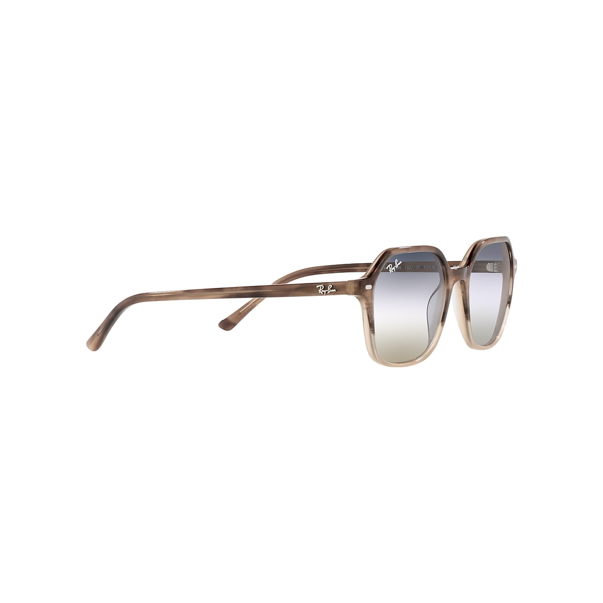 JOHN BI-GRADIENT Sunglasses in Brown Havana and Blue - RB2194