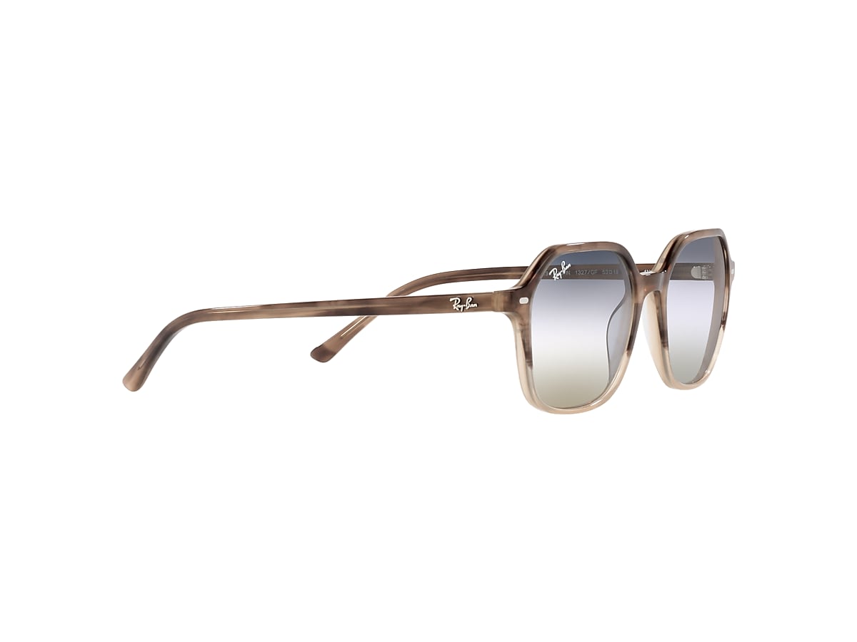 JOHN BI-GRADIENT Sunglasses in Brown Havana and Blue