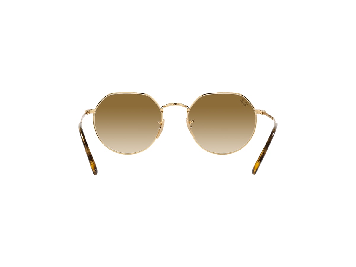 JACK Sunglasses in Gold and Brown - RB3565 | Ray-Ban® US