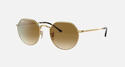 JACK Sunglasses in Gold and Green - RB3565 | Ray-Ban®