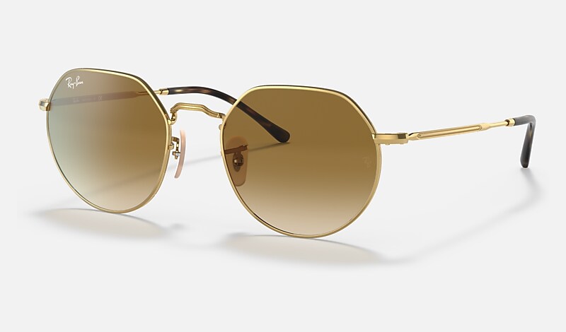 JACK Sunglasses in Gold and Brown - RB3565 | Ray-Ban® EU