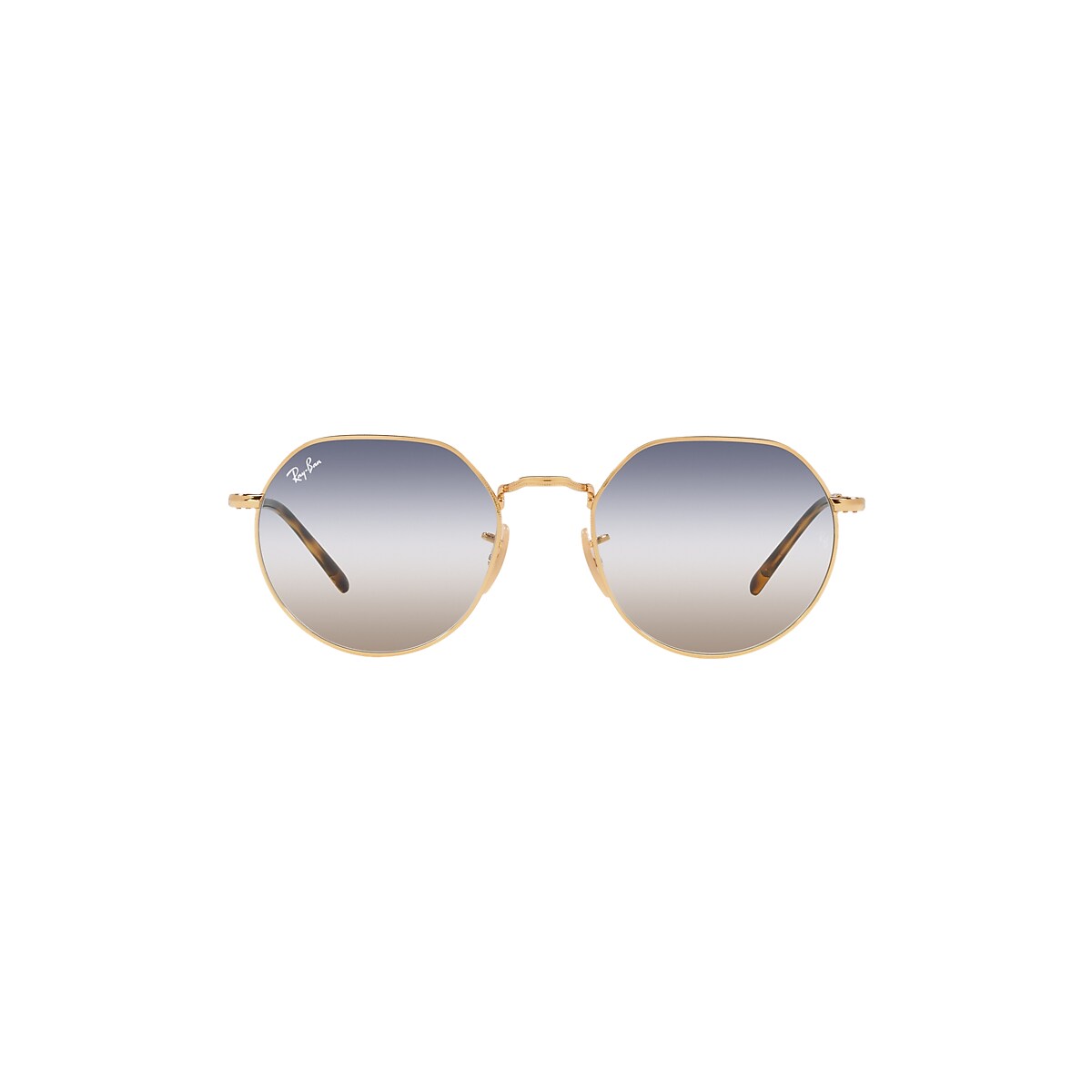 cap Enrichment kapok Jack Sunglasses in Gold and Blue/Brown | Ray-Ban®