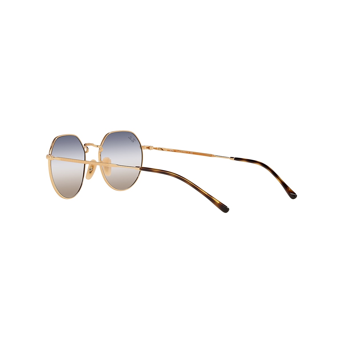 cap Enrichment kapok Jack Sunglasses in Gold and Blue/Brown | Ray-Ban®