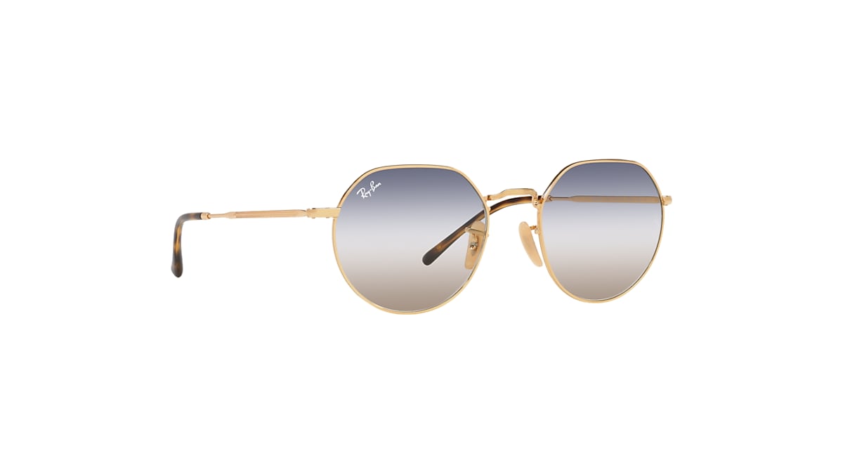 JACK Sunglasses in Gold and Blue - RB3565 | Ray-Ban® US