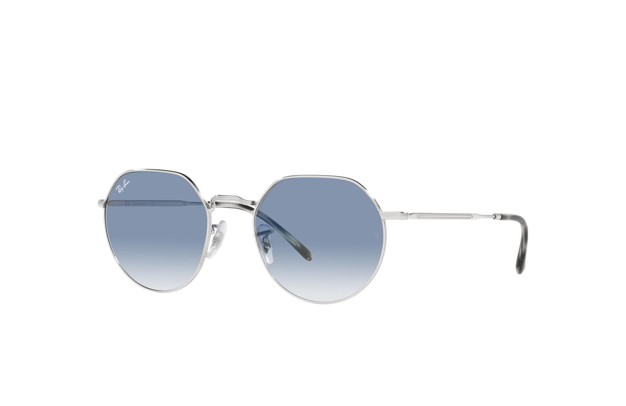 ray ban jack silver