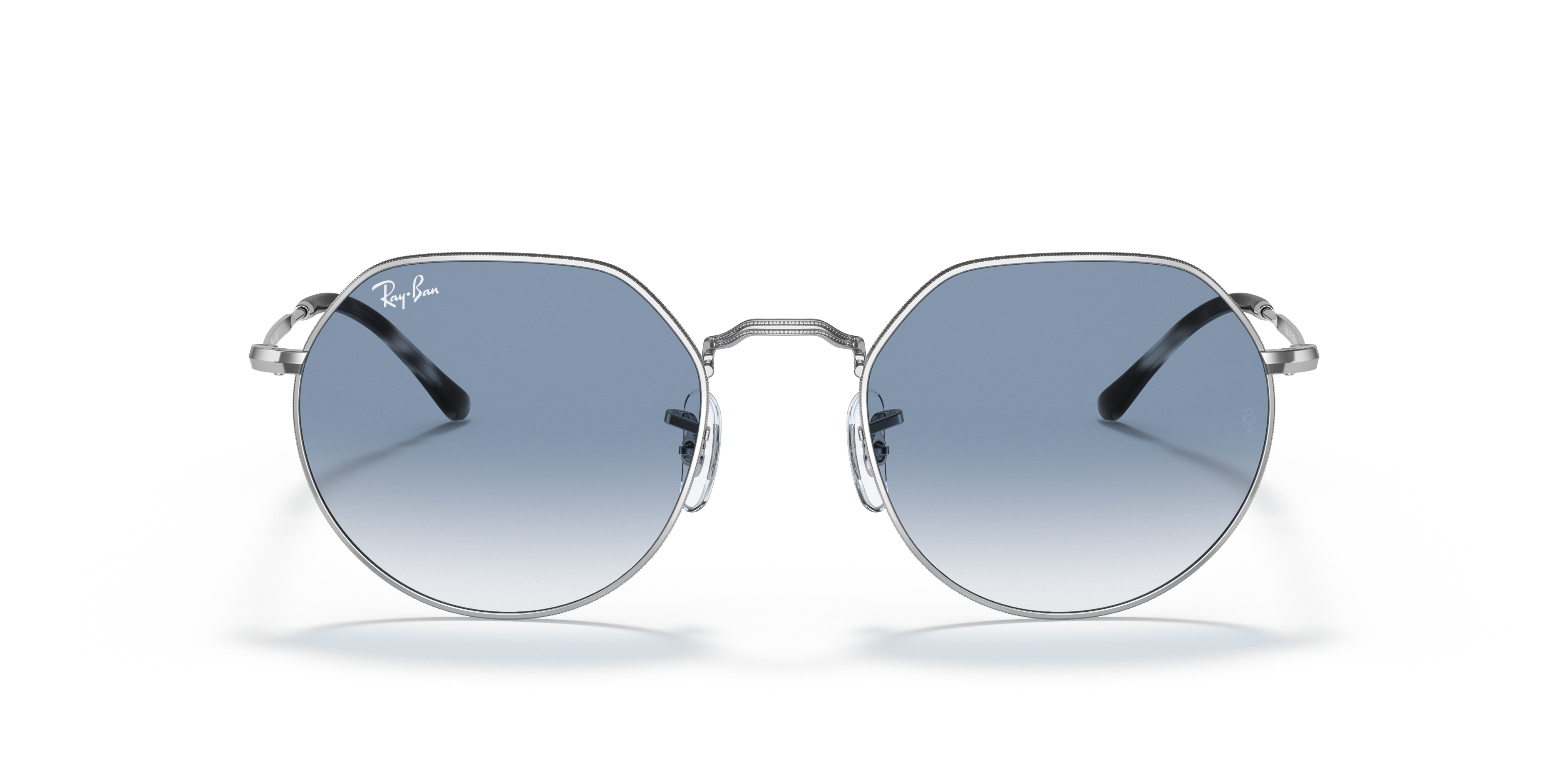 ray ban jack silver