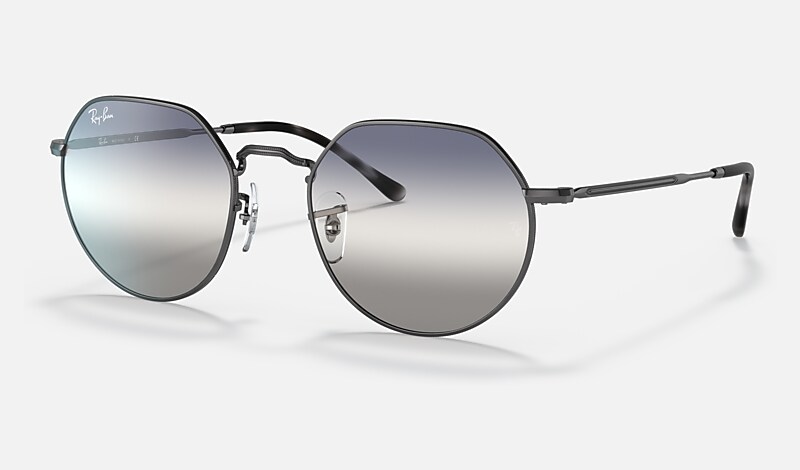 JACK Sunglasses in Gunmetal and Blue/Grey - RB3565 | Ray-Ban® US