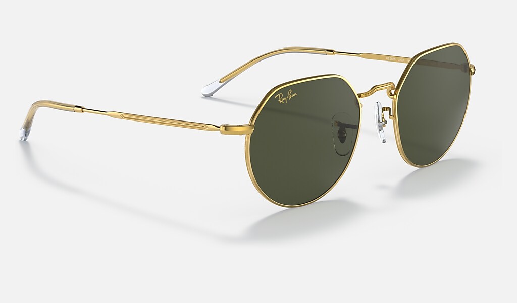 photography prayer erotic Jack Sunglasses in Gold and Green | Ray-Ban®