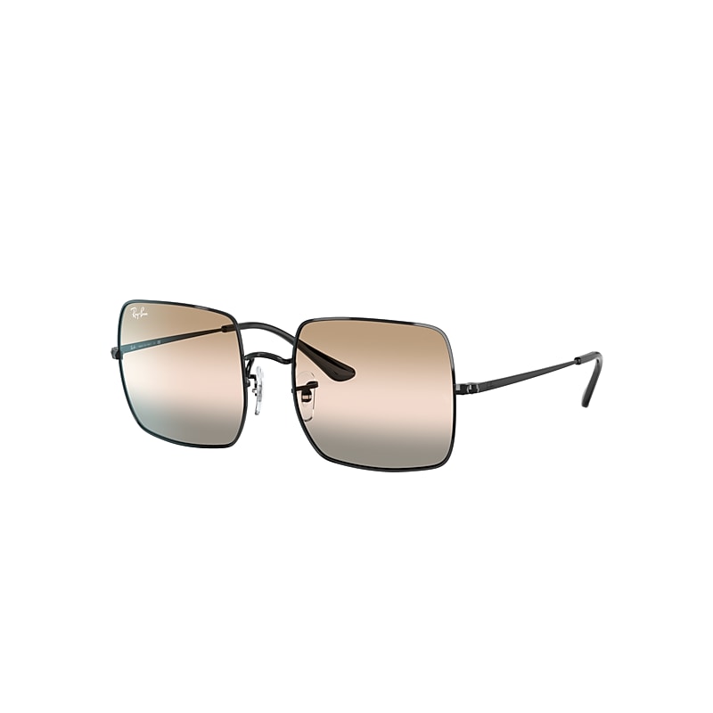 Ray-Ban Square 1971 Bi-gradient Sunglasses Black Frame Pink Lenses 54-19 product image