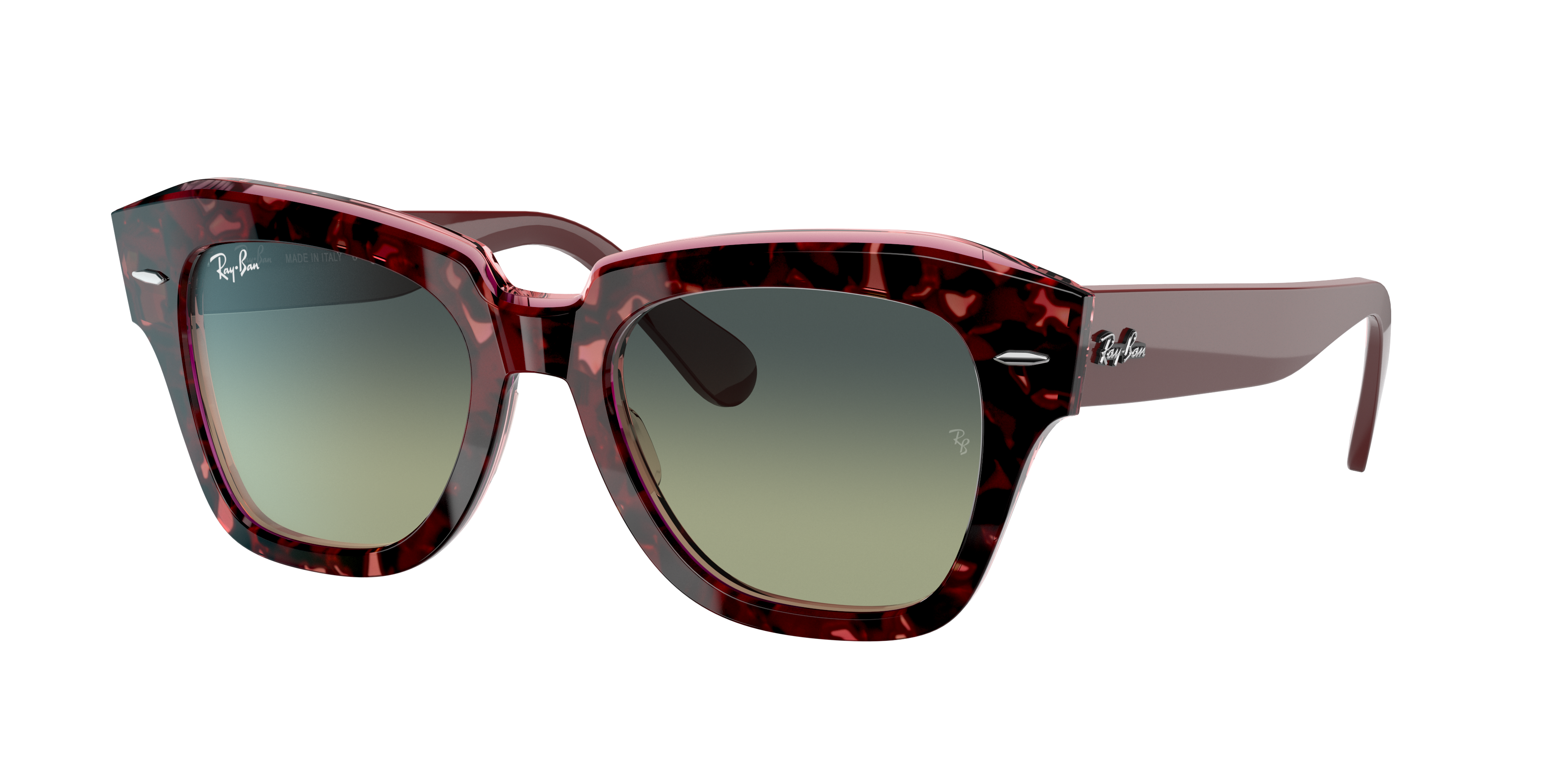 STATE STREET Sunglasses in Black and G-15 Green - RB2186 STATE STREET Sunglasses in Black and G-15 Green - RB2186